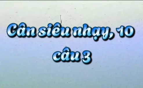 Ảnh bìa Cân phao siêu nhạy cho câu rơi và đáy dơ!